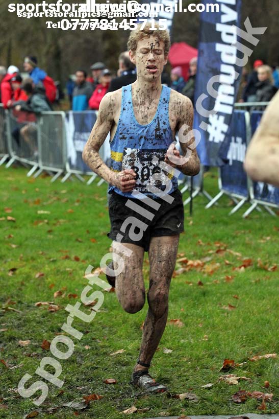 Mens under-20s, 2019 European Cross Country Trials and British Cross Challenge, Sefton Park, Liverpool.  Photo: David T. Hewitson/Sports for All Pics